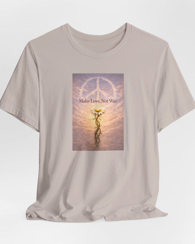 "Make Love Not War" Unisex Jersey Short Sleeve Tee