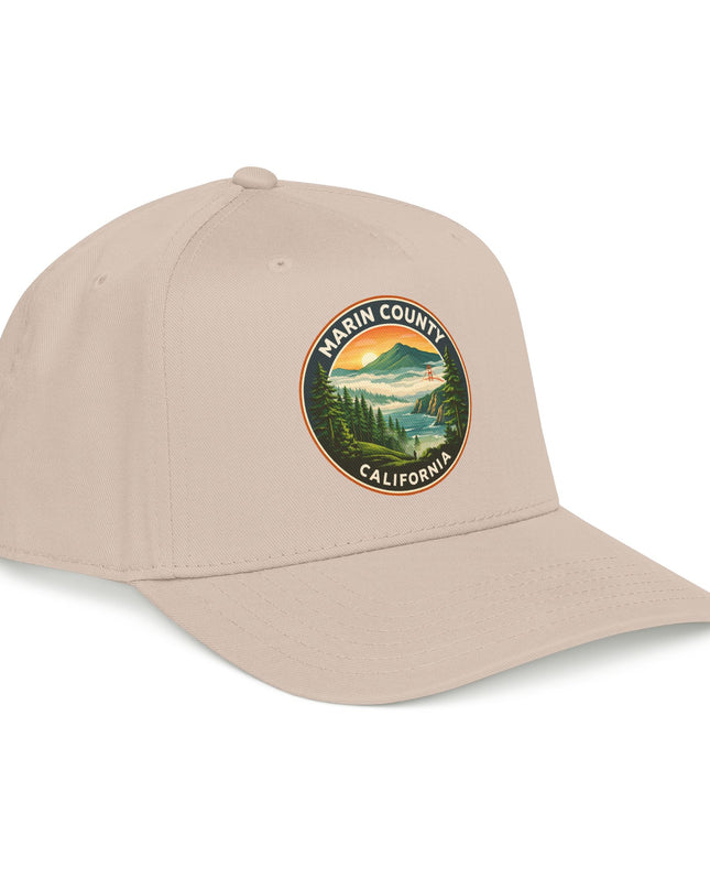 "Marin County, Above the Fog" Mid Profile Baseball Cap