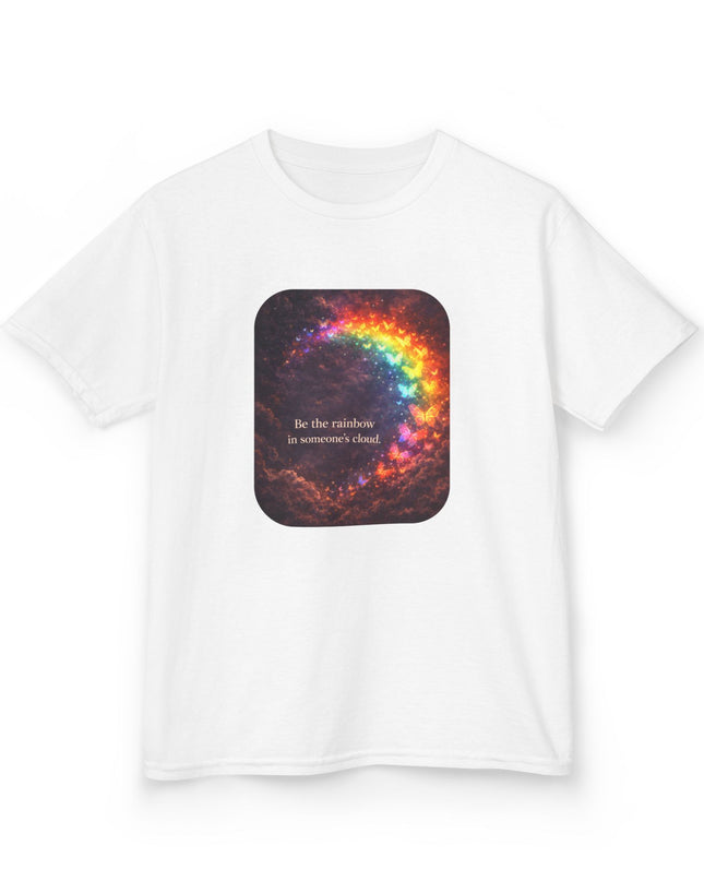 "Be the Rainbow in Someone's Cloud" Kids Heavy Cotton Tee