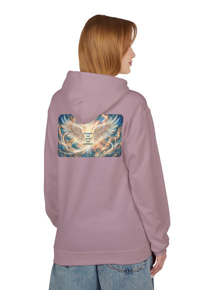 "Stronger and Wiser than Yesterday" Unisex Midweight Softstyle Fleece Hoodie