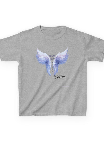 "Trust Your Wings, Not the Branch" Kids Heavy Cotton Tee