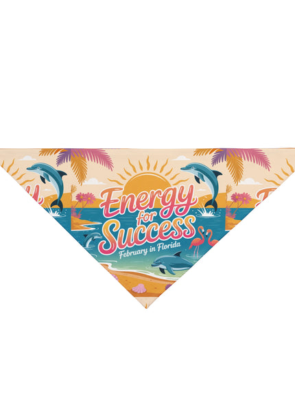 "February in Florida, Energy for Success" Pet Bandana