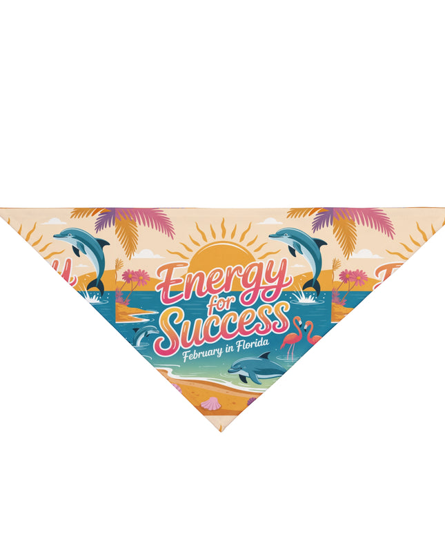 "February in Florida, Energy for Success" Pet Bandana
