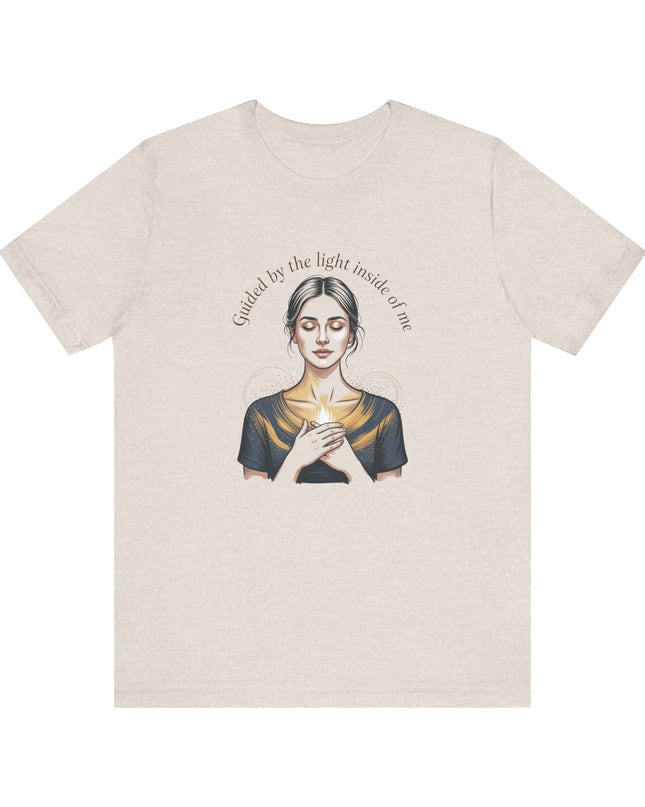 "Guided by the Light inside of Me" Unisex Jersey Short Sleeve Tee