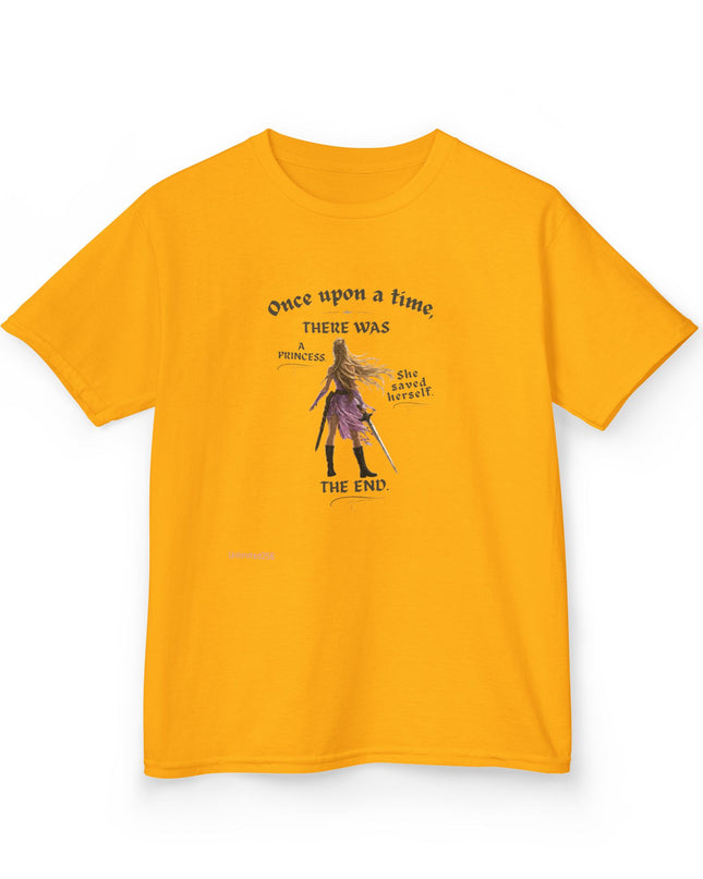"She Saved Herself" Kids Heavy Cotton Tee