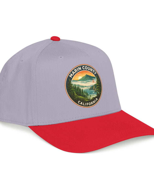 "Marin County, Above the Fog" Mid Profile Baseball Cap