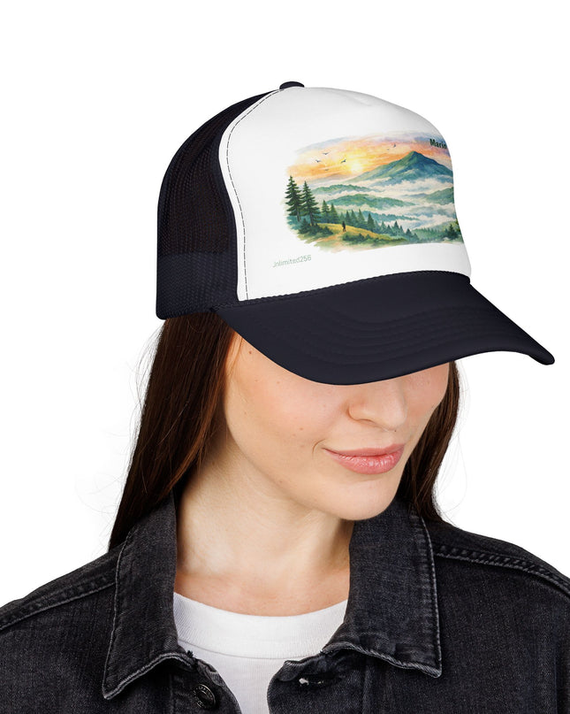 "Marin County, Where the Hills Meet the Sky" Foam Trucker Hat