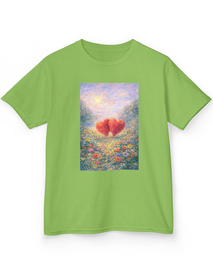 "Valentine's Day - Monet Style" Kids Heavy Cotton Tee