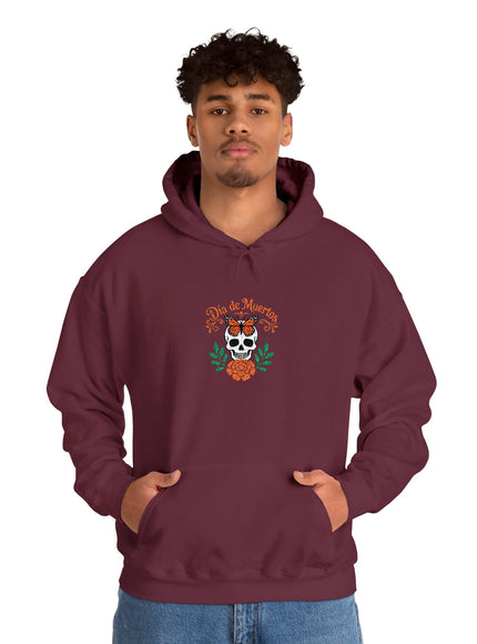 "Día de Muertos" Unisex Heavy Blend Hooded Embroidered Sweatshirt