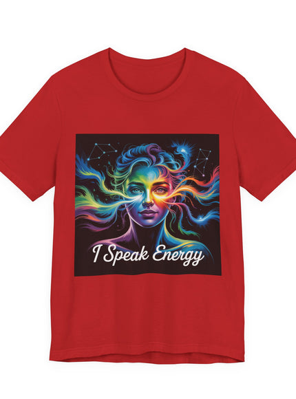 "I Speak Energy, (Energy for Success)" Men's and Women's Jersey Short Sleeve Tee
