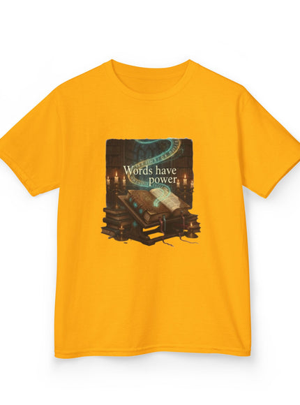 "Words Have Power" Kids Heavy Cotton Tee