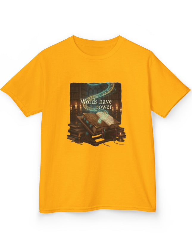 "Words Have Power" Kids Heavy Cotton Tee