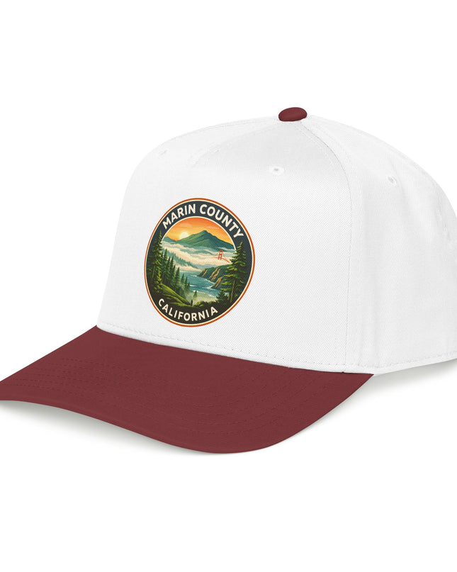 "Marin County, Above the Fog" Mid Profile Baseball Cap