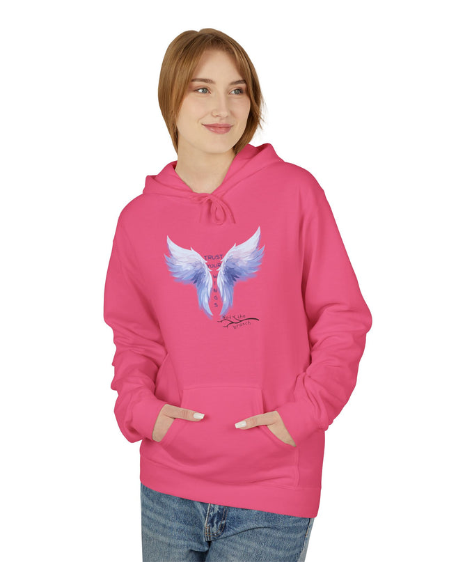 "Trust your Wings, Not the Branch" Unisex Midweight Softstyle Fleece Hoodie