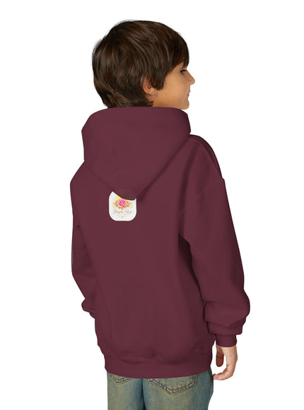"My Mother Says I am Royalty" Youth Heavy Blend Hooded Sweatshirt