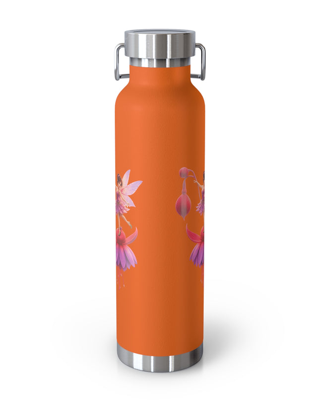 "Fuchsia Fairy" Copper Vacuum Insulated Bottle, 22oz