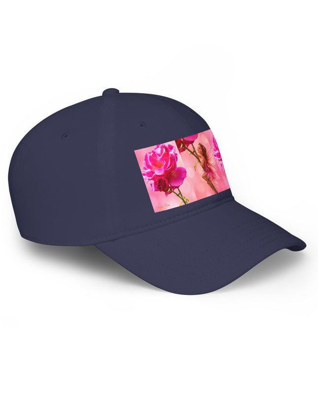 "Fairy Rose" Low Profile Baseball Cap