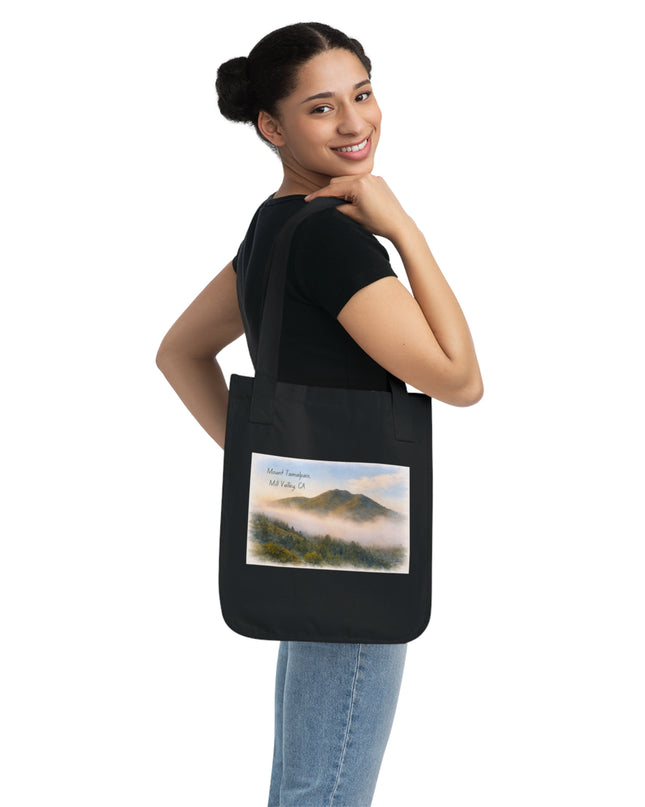 "Mount Tamalpais, Mill Valley, California" Organic Canvas Tote Bag