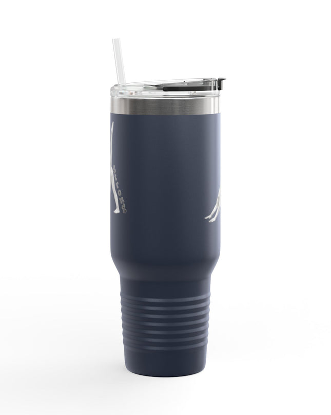 "Mom Strong Pilates" Insulated Travel Mug, 40oz