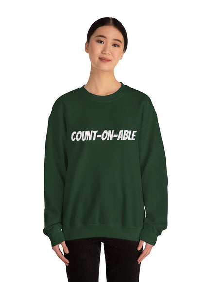 "Count-on-able" Unisex Adult Sweatshirt