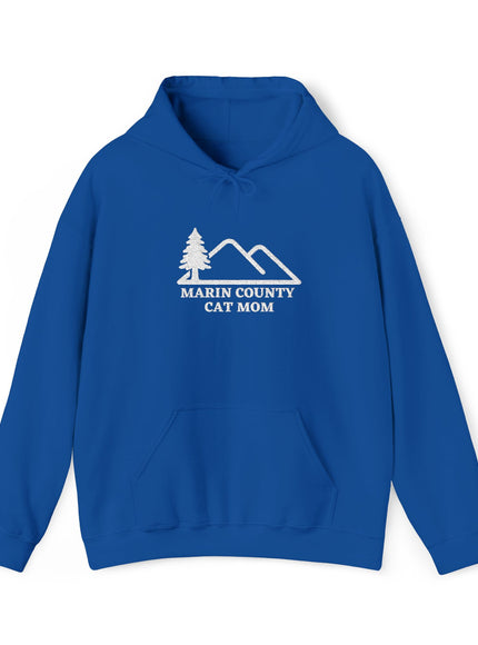 "Marin County Cat Mom" Unisex Heavy Blend Hooded Sweatshirt