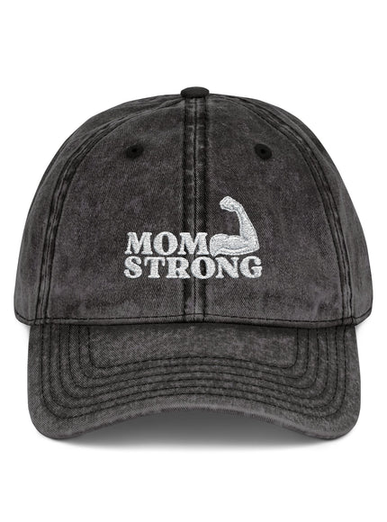 "Mom Strong" Vintage Cap (Embroidery)