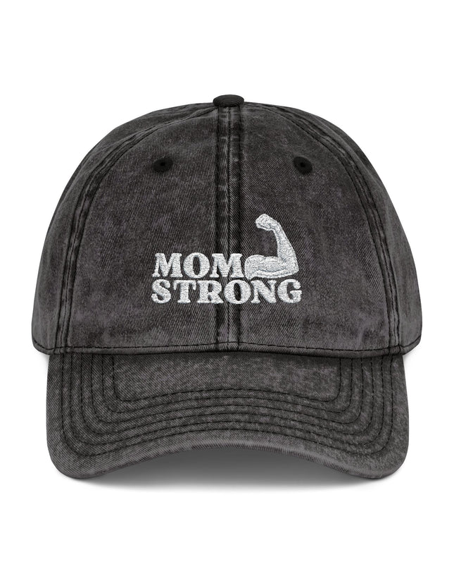 "Mom Strong" Vintage Cap (Embroidery)