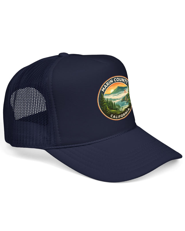 "Marin County, Above the Fog" Foam Trucker Hat