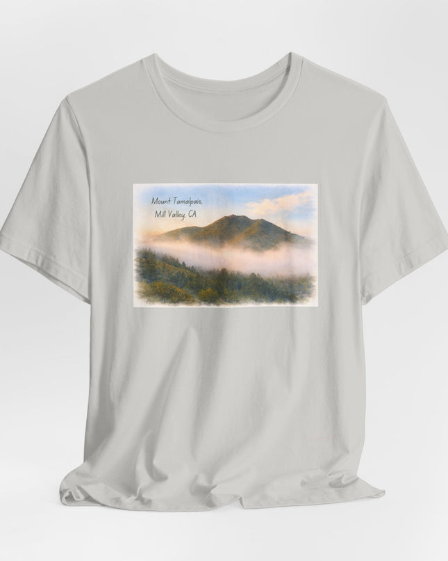 "Mount Tamalpais, Mill Valley, California" Unisex Jersey Short Sleeve Tee