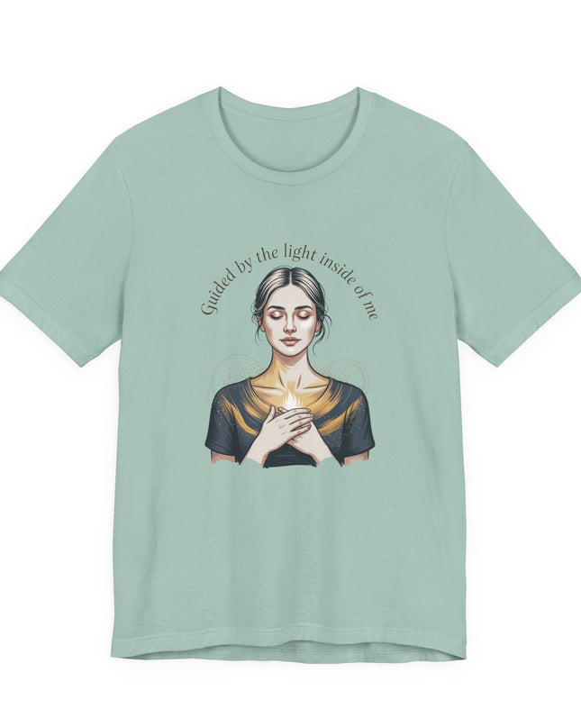 "Guided by the Light inside of Me" Unisex Jersey Short Sleeve Tee