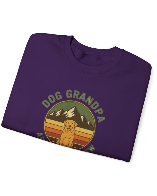 "Dog Grandpa Adventure Crew" Unisex Adult Sweatshirt