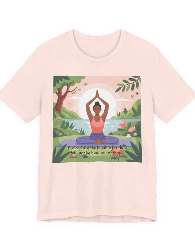 "Blessed are the Flexible" Unisex Short Sleeve Tee