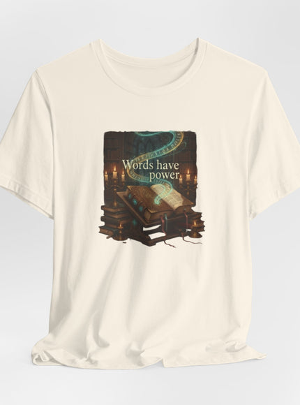 "Words Have Power Unisex Jersey Short Sleeve Tee