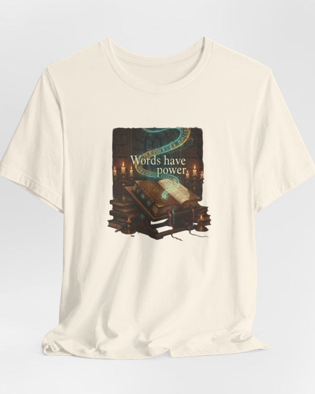 "Words Have Power Unisex Jersey Short Sleeve Tee