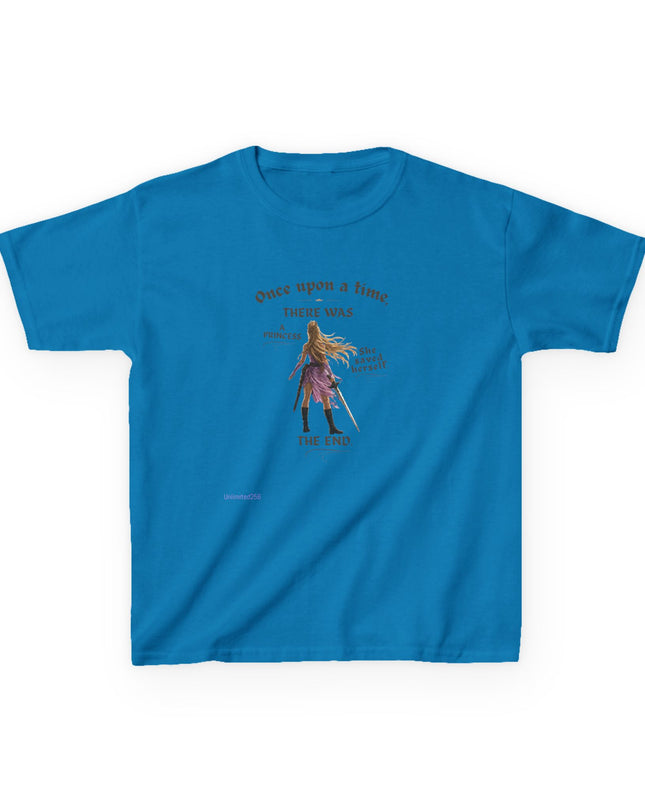 "She Saved Herself" Kids Heavy Cotton Tee