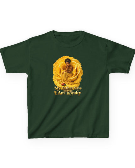 "My Father Says I am Royalty" Kids Heavy Cotton Tee
