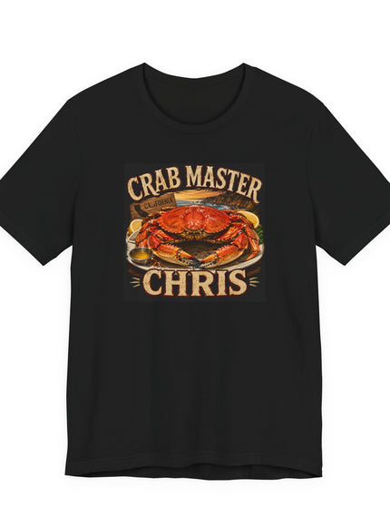 "Crab Master Chris" Unisex Jersey Short Sleeve Tee