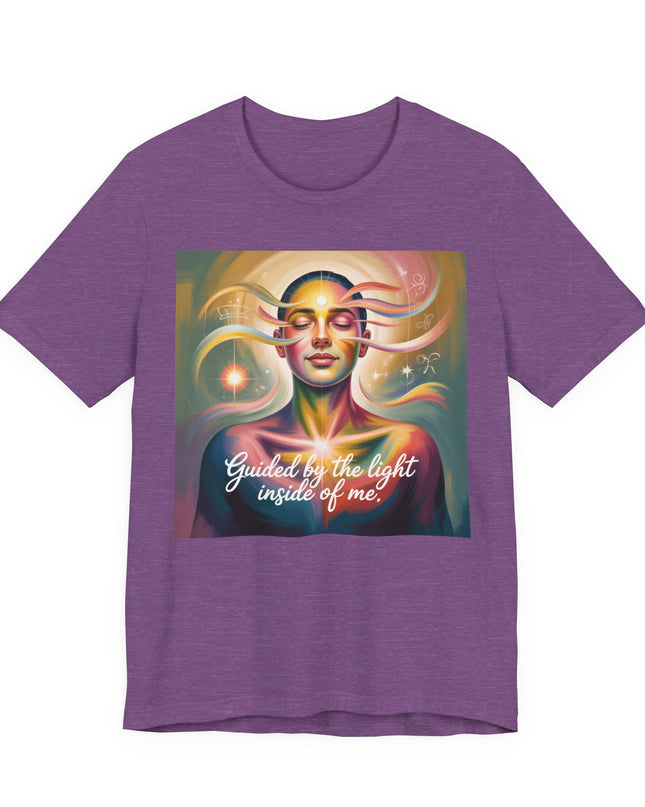 "Guided by the Light Inside of Me" Unisex Jersey Short Sleeve Tee