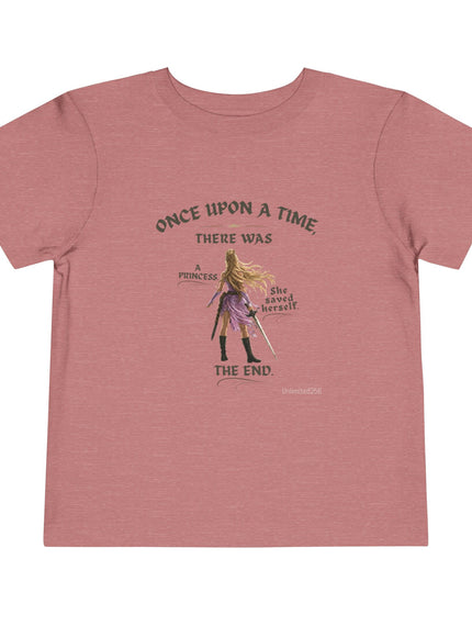 "She Saved Herself V2" Toddler Short Sleeve Tee