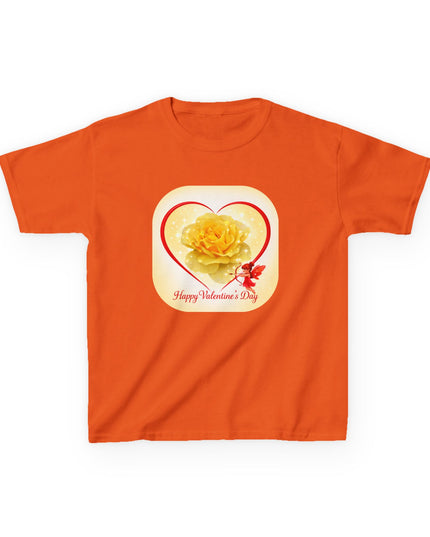 "Happy Valentine's Day" Kids Heavy Cotton Tee