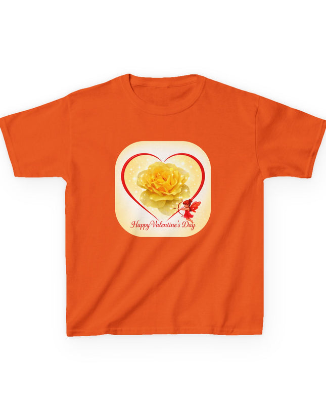 "Happy Valentine's Day" Kids Heavy Cotton Tee