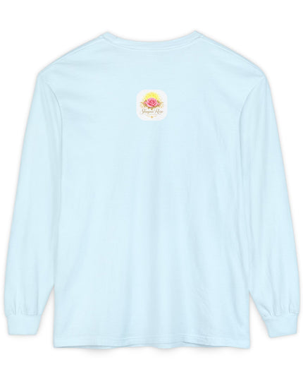 "Blessed and Beautiful" Unisex Garment-dyed Long Sleeve T-Shirt