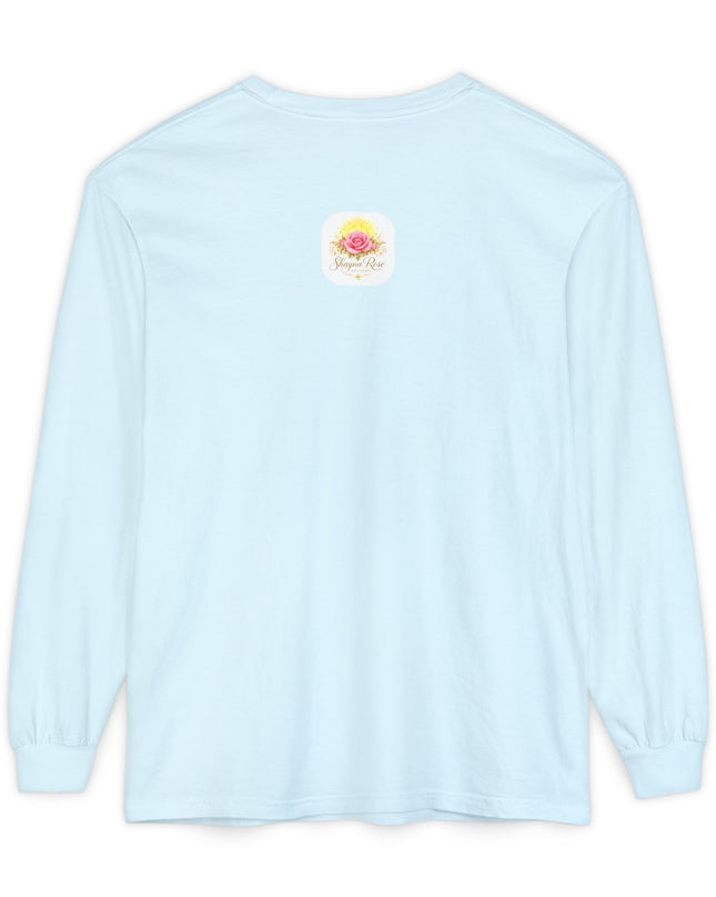 "Blessed and Beautiful" Unisex Garment-dyed Long Sleeve T-Shirt
