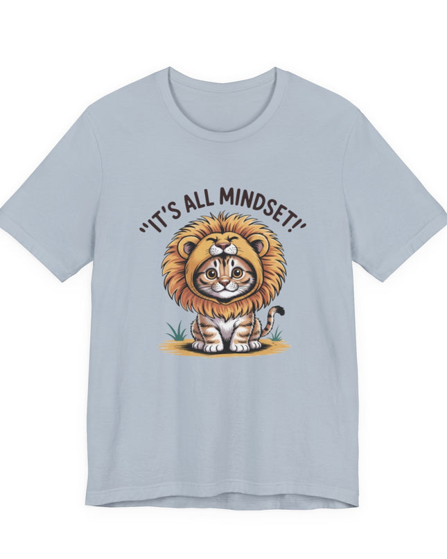 "Mindset Lion" Unisex Jersey Short Sleeve Tee