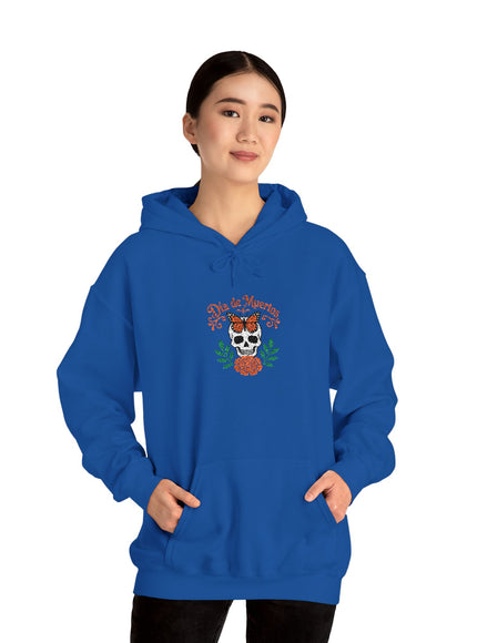 "Día de Muertos" Unisex Heavy Blend Hooded Embroidered Sweatshirt