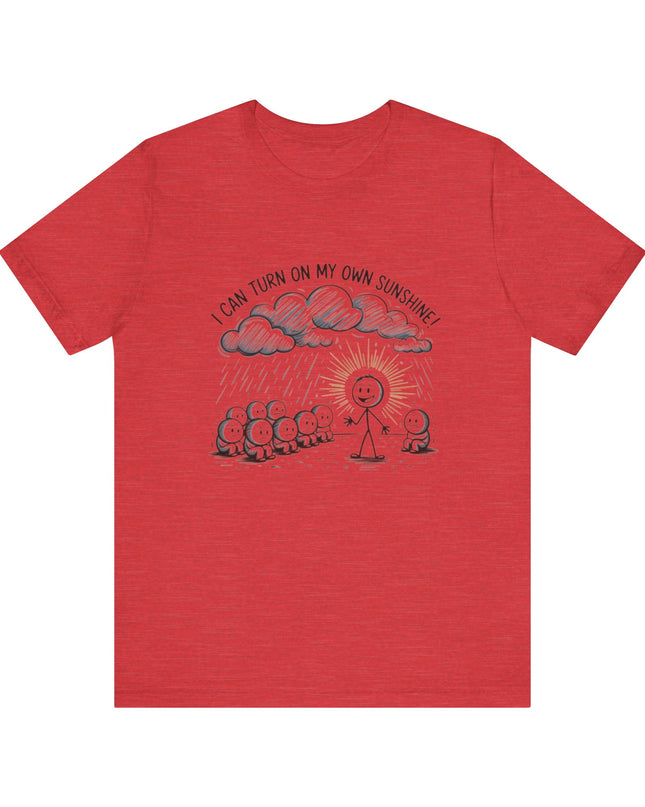 "I can make my own sunshine" Unisex Jersey Short Sleeve Tee
