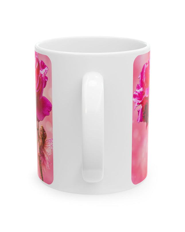 "Fairy Rose" Ceramic Mug, (11oz, 15oz)
