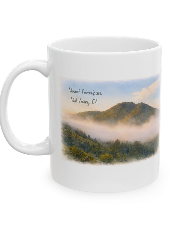 "Mount Tamalpais, Mill Valley, California" Ceramic Mug, (11oz, 15oz)