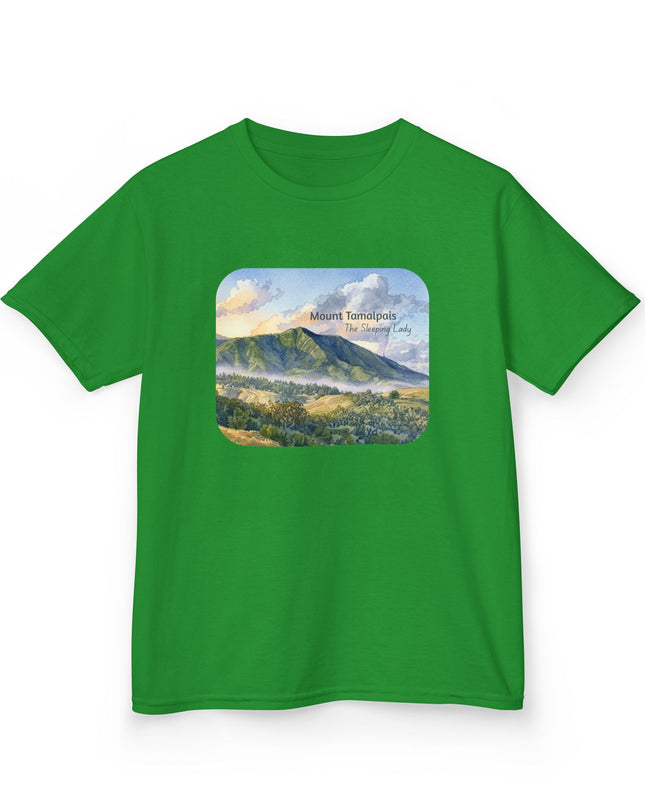 "Mount Tamalpais, the Sleeping Lady" Kids Heavy Cotton Tee
