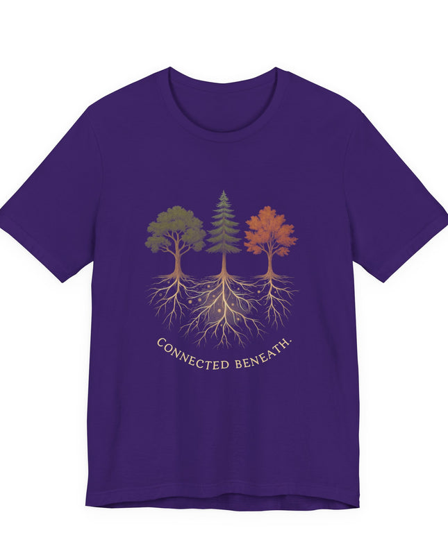 "Connected Beneath" Unisex Jersey Short Sleeve Tee